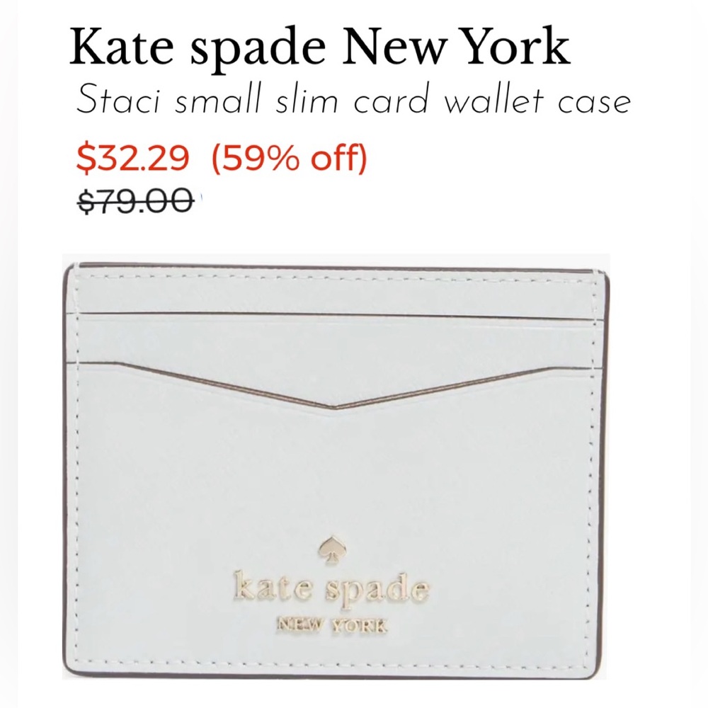 Kate Spade Slim Card Case Wallet